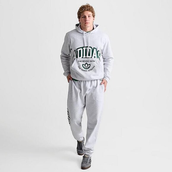 MEN'S ADIDAS ORIGINALS VRCT PULLOVER HOODIE & SWEATPANTS SIZE 2X - Picture 1 of 13